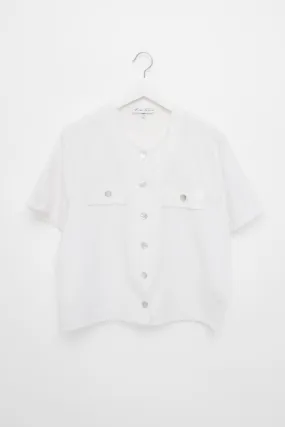 0055_CROP OVERSHIRT WITH MOTHER OF PEARL BUTTONS