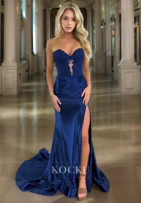 Chic & Modern Off-Shoulder Sleeveless Mermaid Evening Party Prom Dress