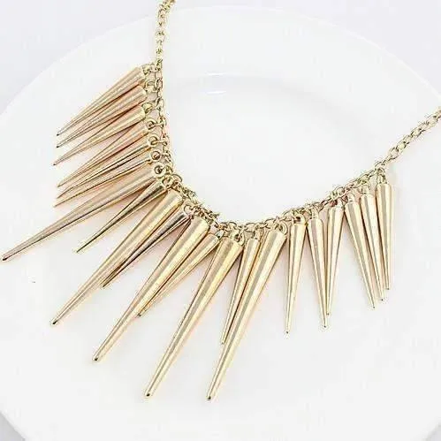 Dangling Icicles Necklace in Gold or Silver