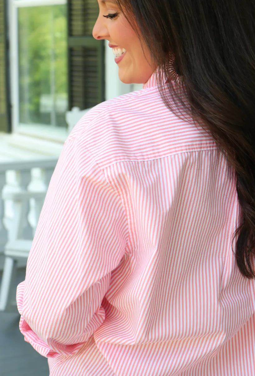 Katherine Stripe Shirt | Conch Shell