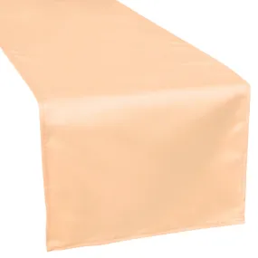 Lamour Satin Table Runner - Peach