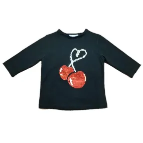 MARTINO - Sequin Cherry T-Shirt