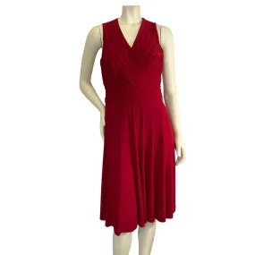 Red Knee-Length Dress