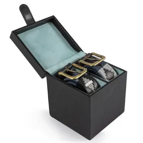 Two Pampeano Belt Box - Black Leather by Pampeano