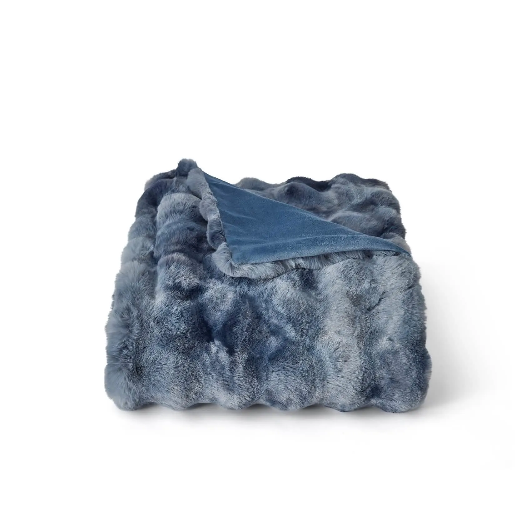 Ultra-Plush Bubble Faux Fur Blanket